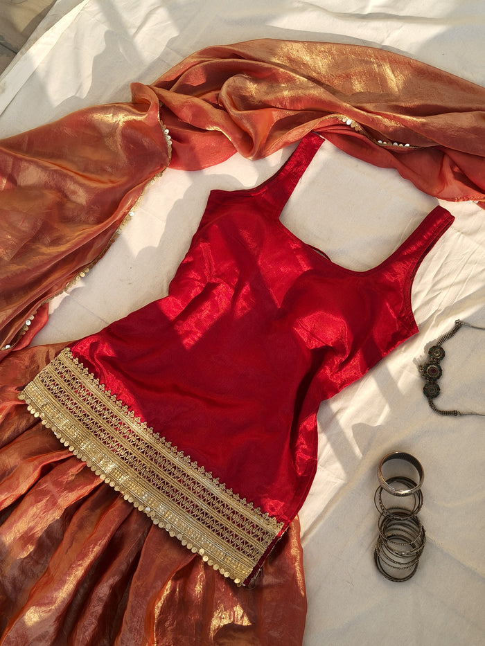 Shaam Corset Lehenga Set